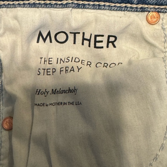 Mother Insider Crop Step Fray Jeans - Picture 5 of 6